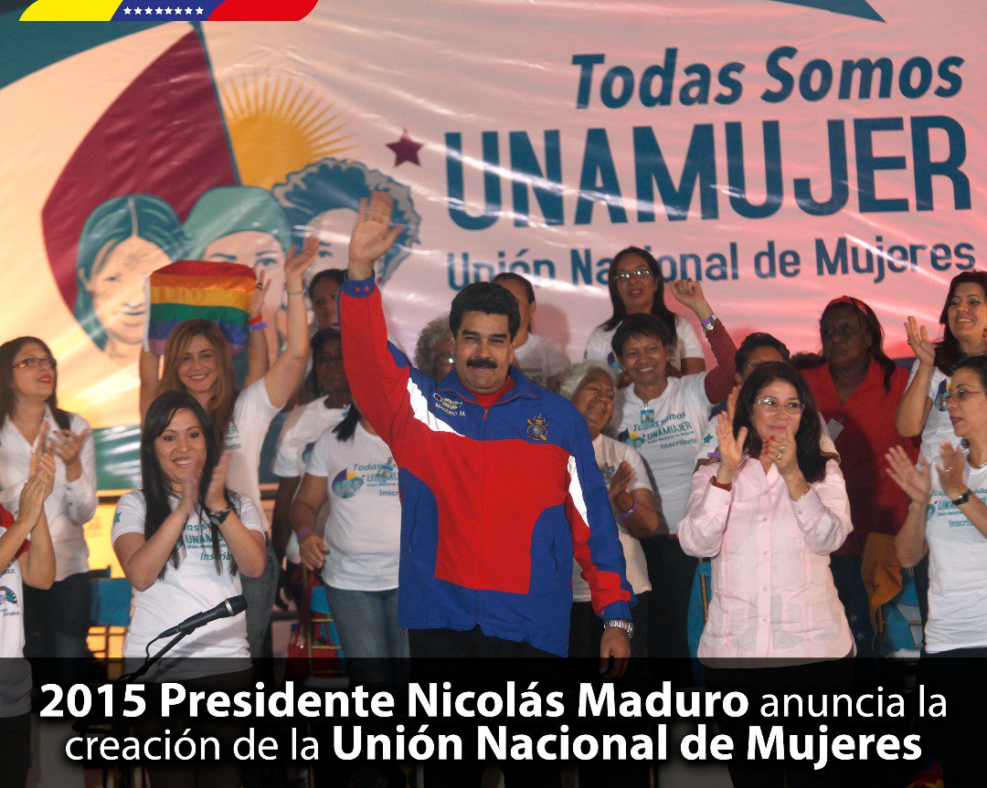 Hace 3 años propuse la fundación de la organización unitaria que va a convocar, agrupar y va a defender los derechos a la vida, a la igualdad y la libertad de la mujer venezolana. ¡Una mujer para la historia nueva del siglo XXI! ¡Que viva Unamujer!