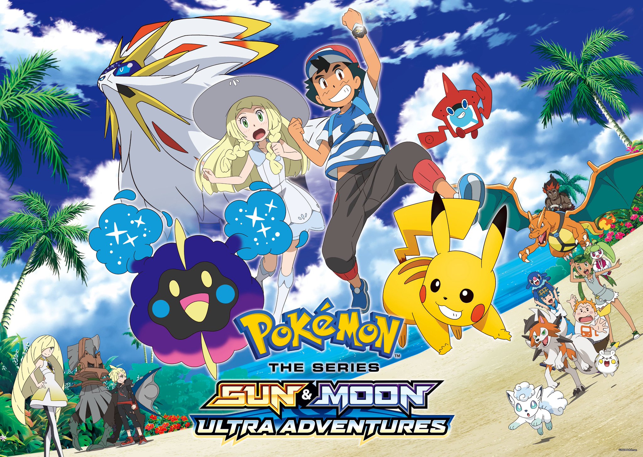 O Xrhsths Serebii Net Sto Twitter Serebii Picture High Quality Key Art For Pokemon The Series Sun Moon Ultra Adventures T Co Gdbxkhsvkt