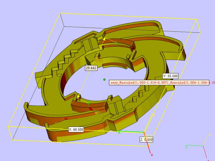 Beyblade爆転シュートベイブレード 自制：トライゲータ（trygator） 中