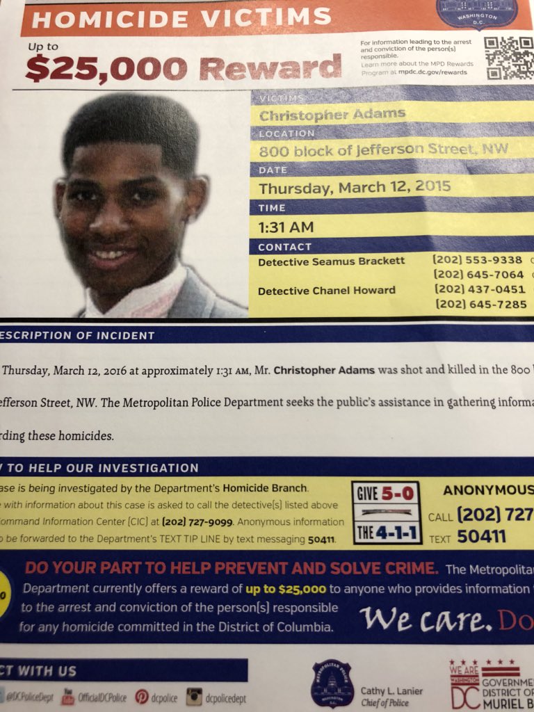 paulcwagner's tweet photo. Working on a new Rewind to the Crime to air Monday night at ten. The murder of Christopher Adams. The police closed the 2015 case with an arrest but just days before Glenn Walker was to go on trial prosecutors let him go. Will there be justice for Lil Chris? https://t.co/BMaSAOWDdO