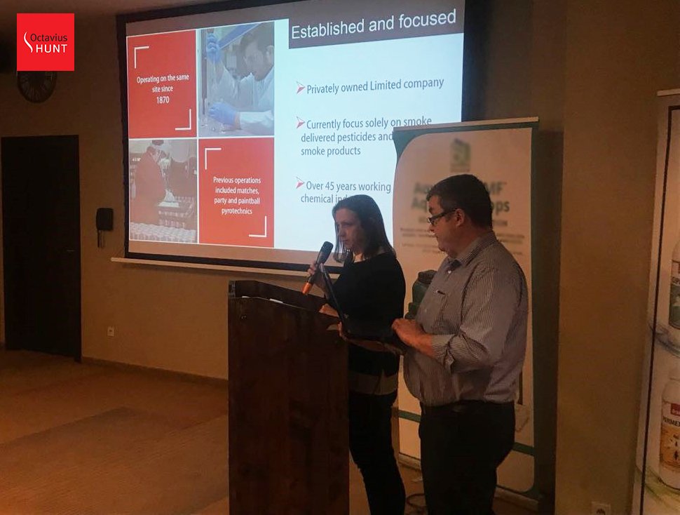 OctaviusHuntLtd's tweet photo. Octavius Hunt's team participating at Best-Pest's event in Poland! #smokegenerators #smokepellets #publichealth #disinfectants #repellents #pesticides https://t.co/zhEscDfpKw