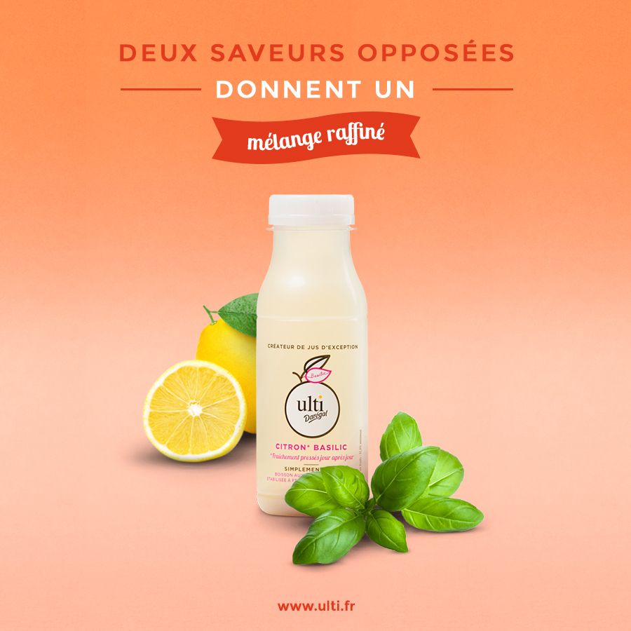 En Mars, faites le plein de fraicheur avec Ulti et Darégal ! Quand deux amoureux de la nature créent un jus, ça explose forcément en bouche !
