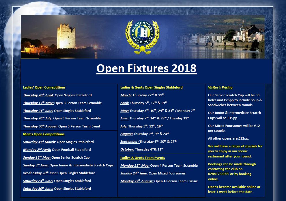 Warrenpoint Golf tweet media