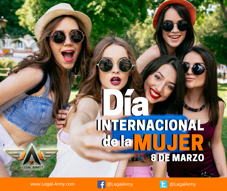 LegalArmy's tweet photo. Sabías que, el Día Internacional de la Mujer, conmemora la lucha de la mujer por su participación, en pie de igualdad con el hombre, en la sociedad y en su desarrollo íntegro como persona. #8deMarzo #DíaDeLaMujer https://t.co/VHTvluyxEN