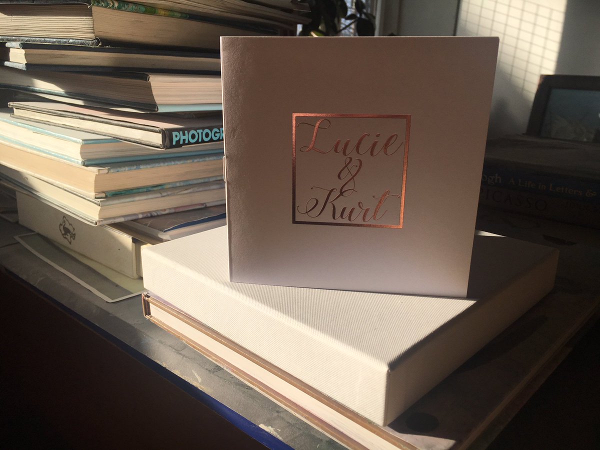 CrandenPressLtd's tweet photo. Lovely little rose gold foil number https://t.co/RWXgq6O8Y7