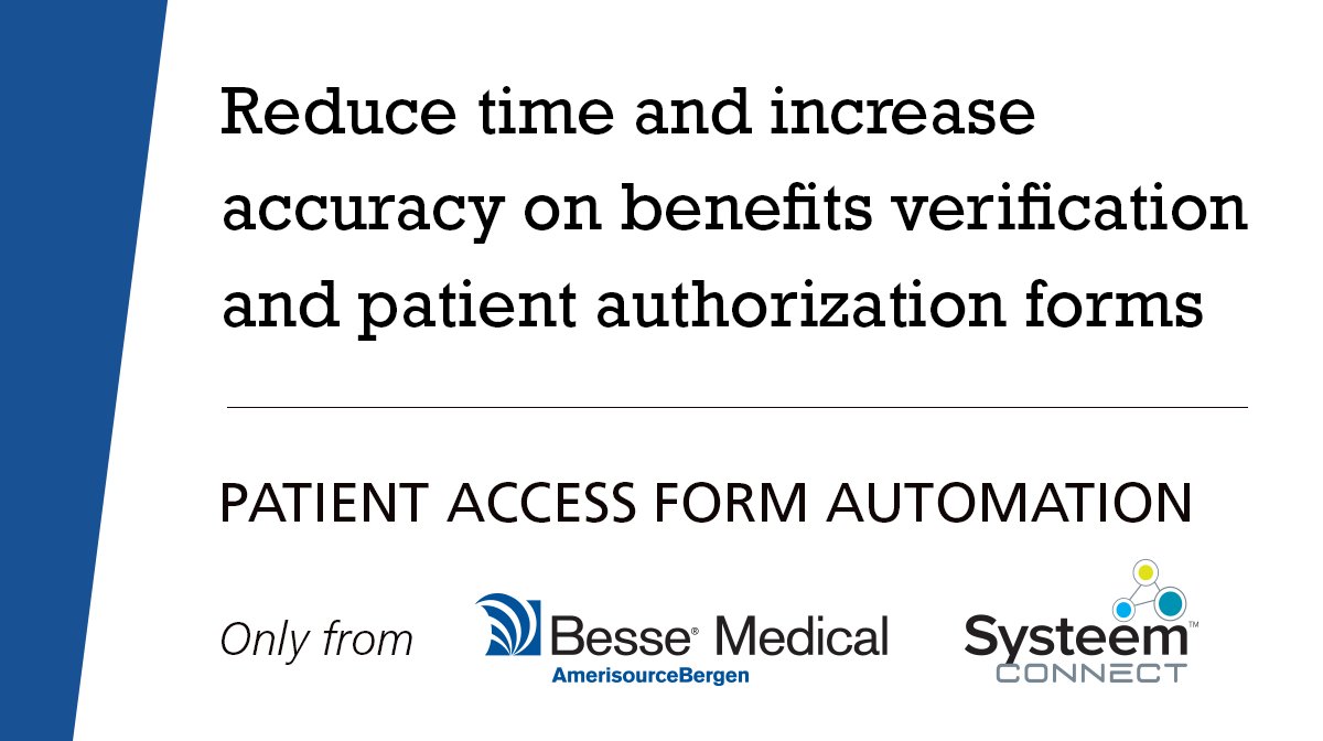 Patient Access Form Automation alerts you when a patient authorization form is needed, pulls the data from your Besse Medical inventory management system, and submits to the manufacturer. Get a demo at booths 12 and 13 at #ASRS Business of Retina, or see: ow.ly/CGtK30iMIvI