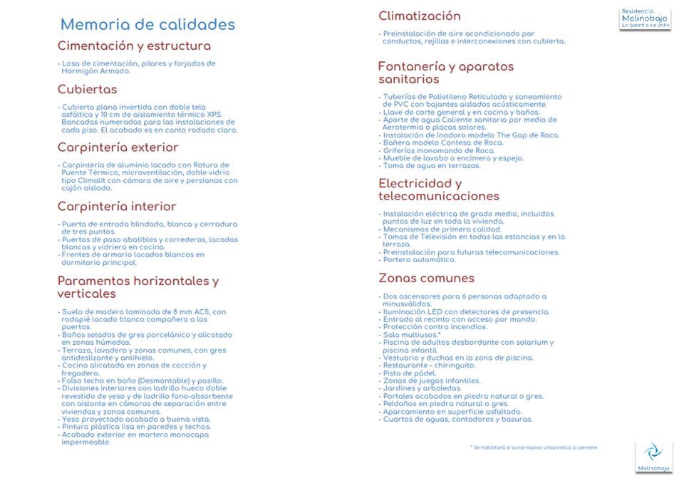 MolinobajoJaen's tweet photo. Dossier y memoria de calidades 3.
Teléfono : 659858300
#Jaén #Vivienda #Naturaleza https://t.co/MnP1dowr45