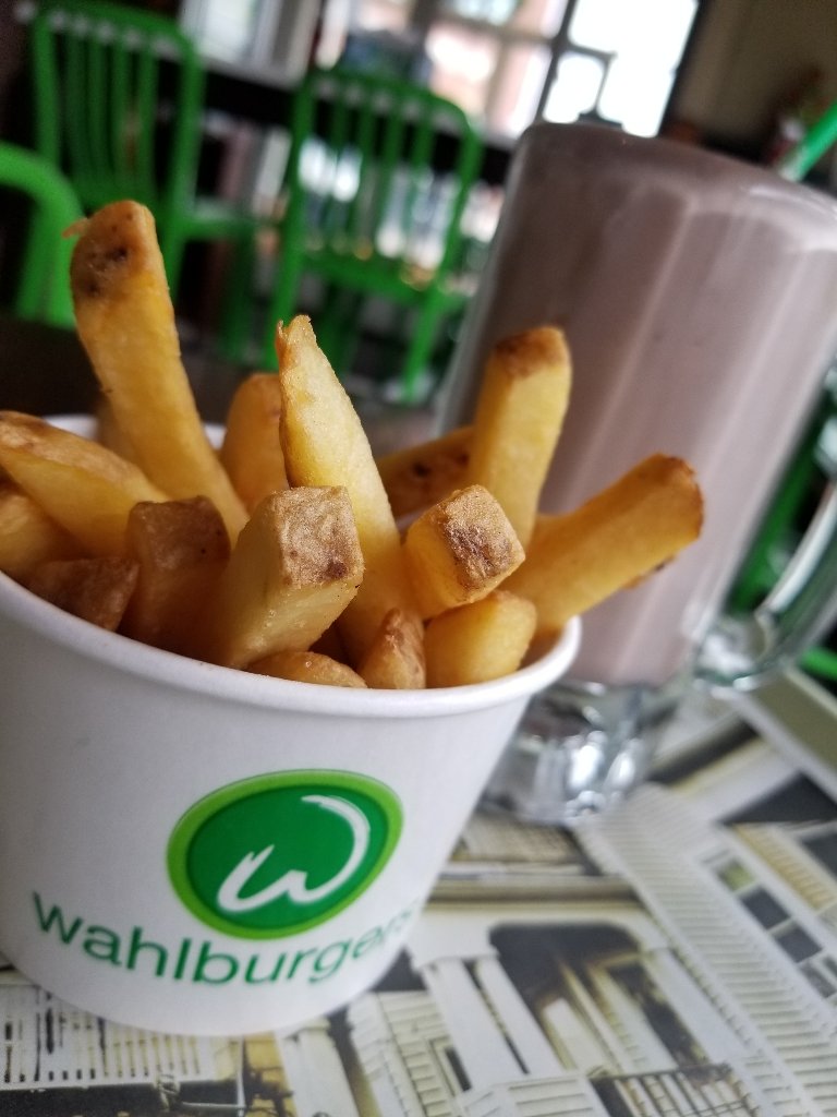 There are two types of people in this world: the ones who dip fries in their frappes &amp; the ones who are missing out. #madewithlove #housemadefrappe #thickcutfries