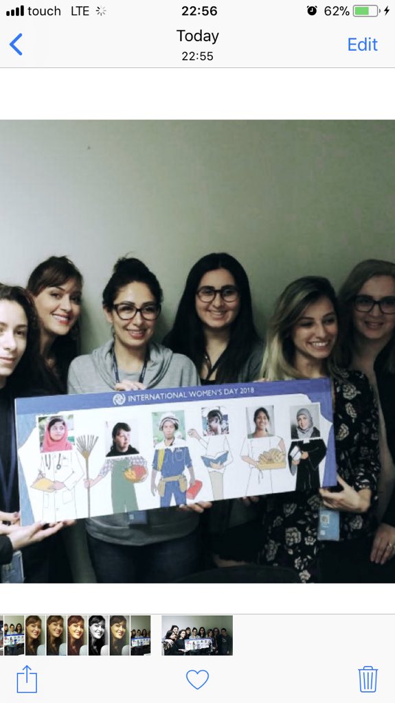 IOM_FAP's tweet photo. Happy #internationalwomensday2018. FAP team #Beirut https://t.co/LhSgYV9Ird