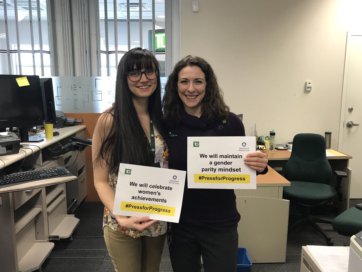 Danielle2Gaudet's tweet photo. @emtara456 and I are wearing #Purple for #WILATL @ #TDDieppe #WILPower #PressForProgress #internationalwomensday2018 https://t.co/cc36ttoF5t