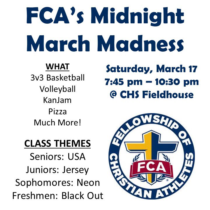 CarmelFCA's tweet photo. Next weekend!! https://t.co/6lpVC3WMcc