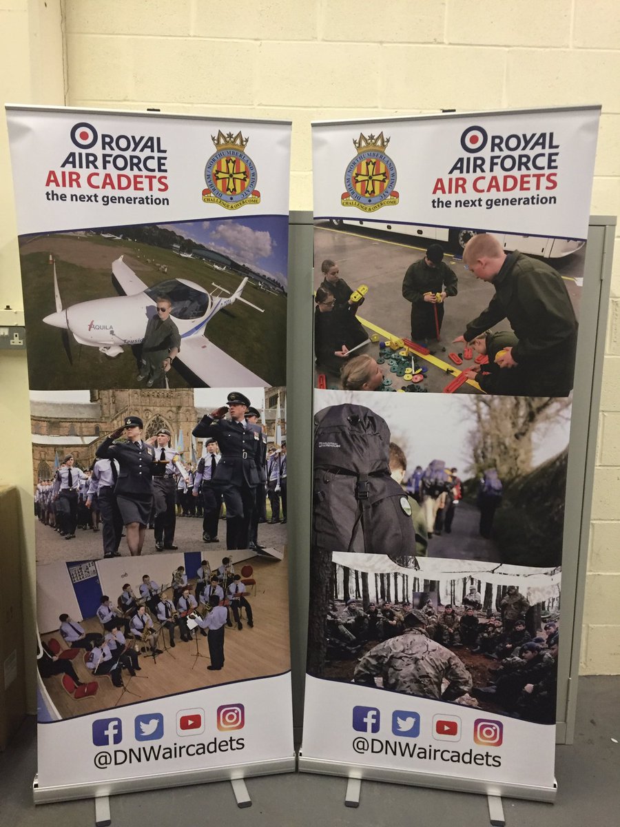 DNWAirCadets's tweet photo. New media kit has arrived! One per squadron plus second ones can be borrowed for events! Thanks to OC @111SquadronATC for designing, and Wing Welfare for funding! @ACO_RCNORTH @AirCadetsNorth #DNWaircadets #whatwedo https://t.co/lFESxeYbss