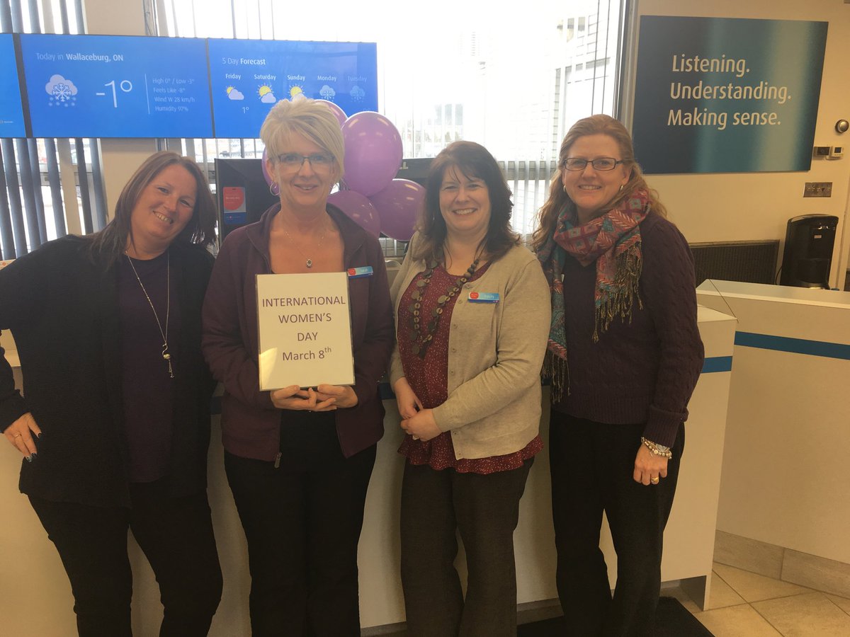 jennlhal's tweet photo. Great women in Wallaceburg! #internationalwomensday, #WISEALLIES,#BMOIWD https://t.co/urs0BvIa1k