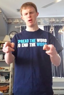 PALSprograms's tweet photo. We are so #PALSproud of our Camper and self-advocate, Ryan Herrington, for raising awareness and pledging to Spread the Word to End the Word. Visit https://t.co/tH6OISjZ0u for the full story. https://t.co/eJF0JiljRg
