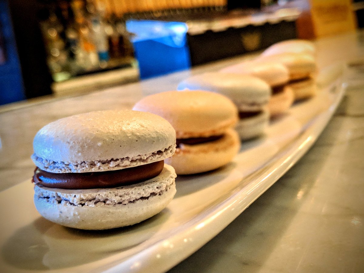 Killensteak's tweet photo. Come see the newest additions to our dessert menu. #killens #macarons #pastry #dessert https://t.co/x5B85EJkTI