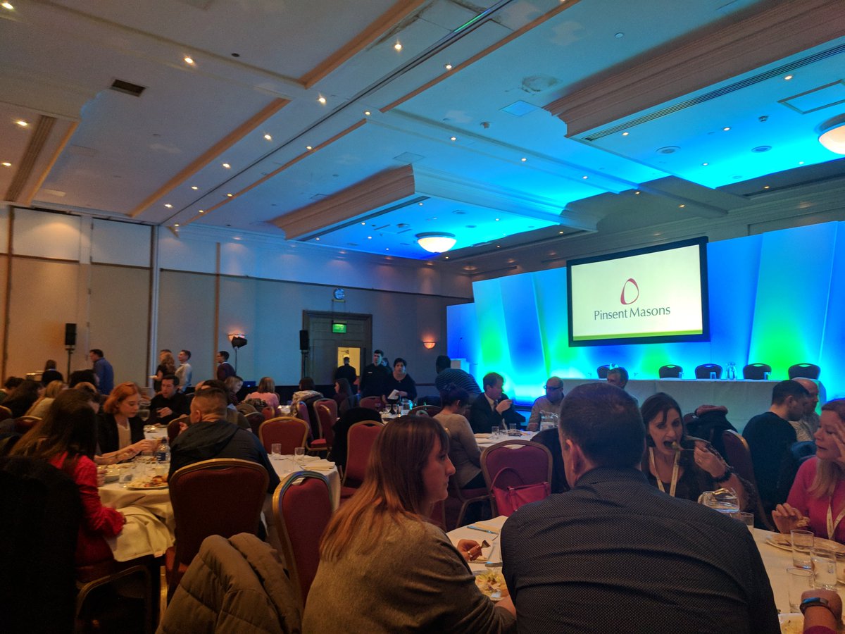 Brilliant buzz at first dinner of #LLGWES18 this evening - so many great conversations and connections being made #localgov