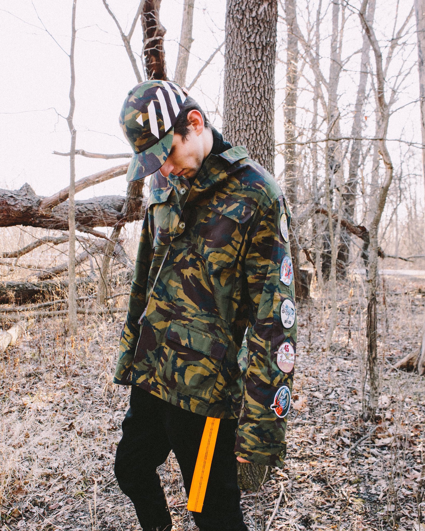 RSVP Gallery on Twitter: "Off-White Camo Field Jacket &amp; Diagonal Stripe Cap 🦌 Shop the rest of @OffWht c/o @virgilabloh SS18 Collection in the &amp; Chicago stores and at