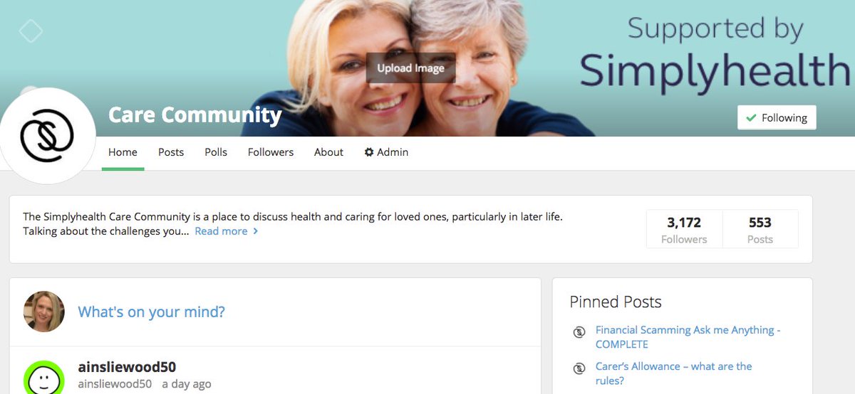 HealthUnlocked tweet media