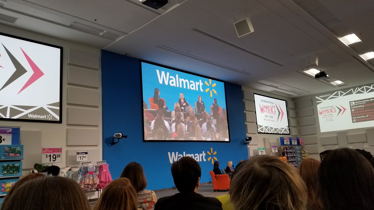 Happy International Women's day!  Proud of Walmart for pushing for positive change and challenging us as leaders  #pressforprogress