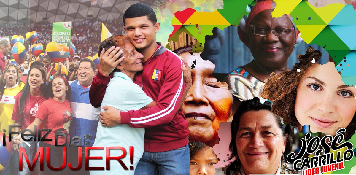 jlazardecar2's tweet photo. FELIZ DE LA MUJER, REVOLUCIONARIA,TRABAJADORA,LUCHADORA, MUJER que DIOS te BENDIGA,te PROTEJA, te de FUERZA y te GUÍE en tu diario CAMINAR.Cuenta con mi apoyo.@JoseCarrillo #NicolasMaduro @GobLizeta @PartidoPSUV #JUVENTUDRESTREADACONNICO https://t.co/yAnIjEL6S9