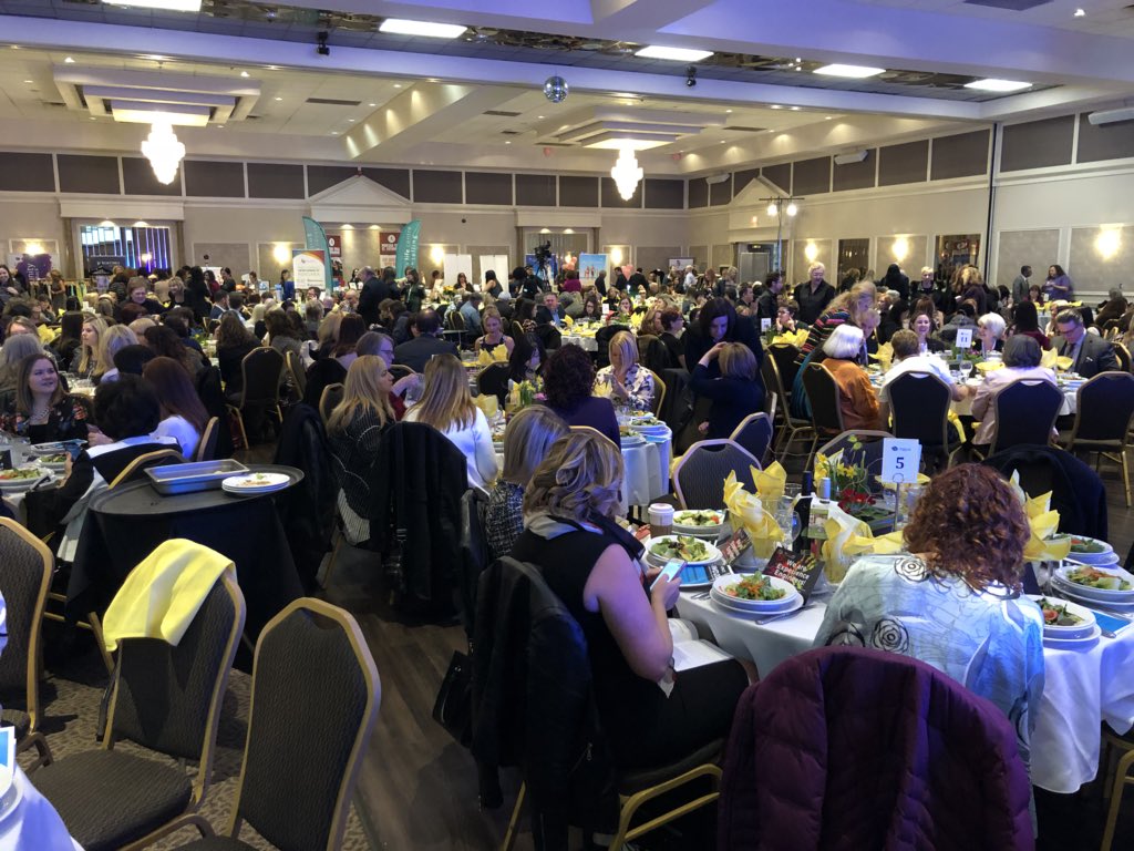 BillJanzen's tweet photo. Wow! What an amazing crowd for the International Women’s Day luncheon put on by @The_GNCC! To all of the amazing women in our lives, we salute you! #IWD2018 https://t.co/0Iu6hNQbvr