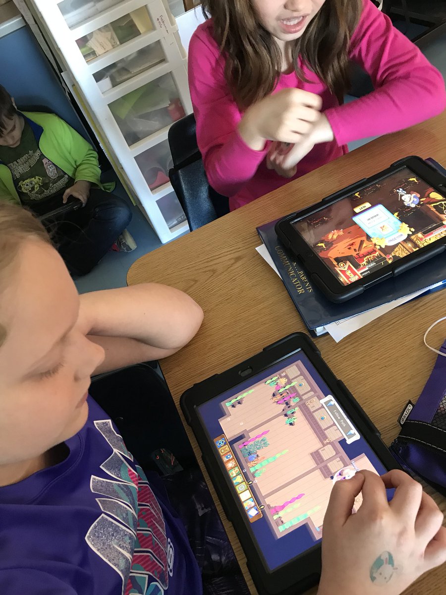 mrsfelderman4's tweet photo. Practicing math skills using a game called Prodigy! #EDU615SP18C https://t.co/tu0iQIaqKt