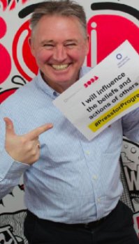 IanKnowlson's tweet photo. @Trust_in_soda "I will influence the actions and beliefs of others" #IWDPledge @IanKnowlson @Trust_in_soda @Keeley_Fitz #PressForProgess #InternationalWomenDay2018 Whats your pledge? https://t.co/3HsmKKHddE