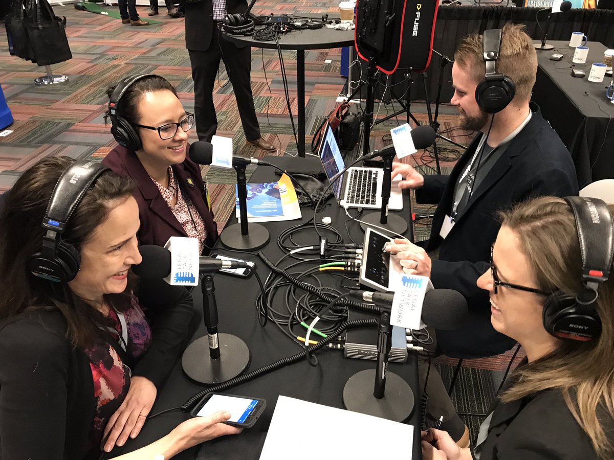 LaurenceEsq's tweet photo. Discussing the "Getting Women A Seat At The Table" event as well as ways to promote women into leadership roles. #ABATECHSHOW https://t.co/eN59vqUKvd