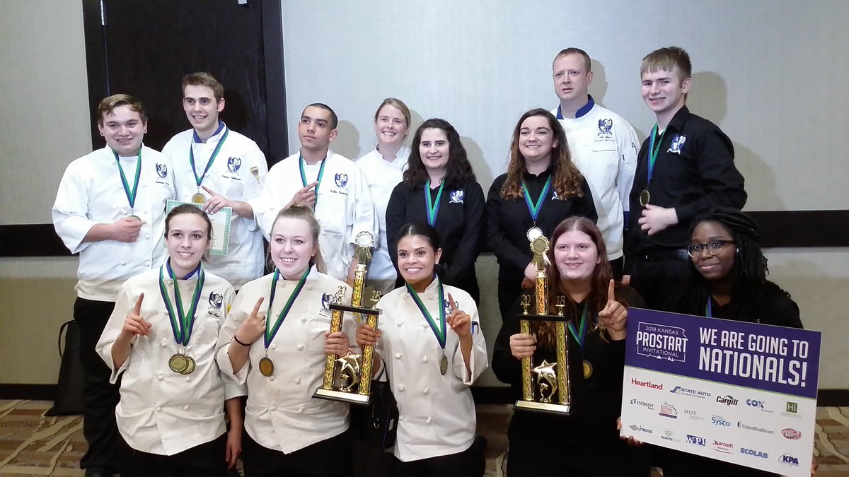 olatheschools's tweet photo. 🏆 Edible Centerpiece 
🏆 Management 
🏆 Culinary
🏆 Knife Cut

Olathe Culinary students left quite the impression at the @ProStart competition. Congrats to students and staff!

#MyOlatheSchools https://t.co/JBFYWS3Q6d