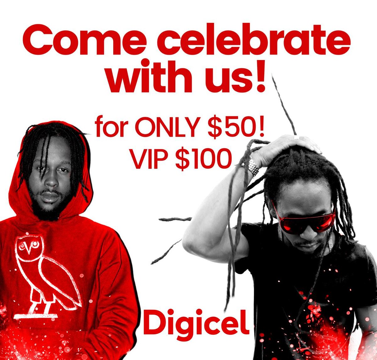 DigicelSVG's tweet photo. We can't wait for you to celebrate with us on March 24th at The Victoria Park! Get your tickets now from any Digicel store or staff! #Digicel15 #Marchmadness #Stayinthegame https://t.co/o9YmF6qzQB