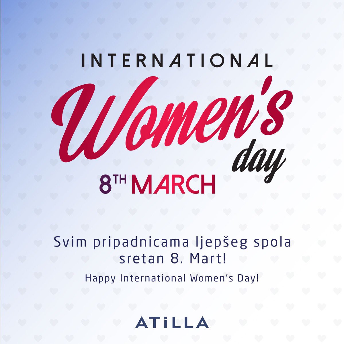 Sretan 8. mart pripadnicama ljepšeg spola! ♀♀🌹🌹 Happy International Women's Day! ♀♀🌹🌹 #8mart #8march #danzena #internationalwomensday