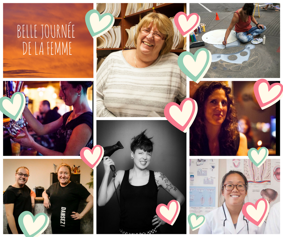 Journée de la femme, nous aimerons souligner le travail, la détermination et la créativité de nos commerçantes et professionnelles. 
#8mars #ruemasson #businesswomen