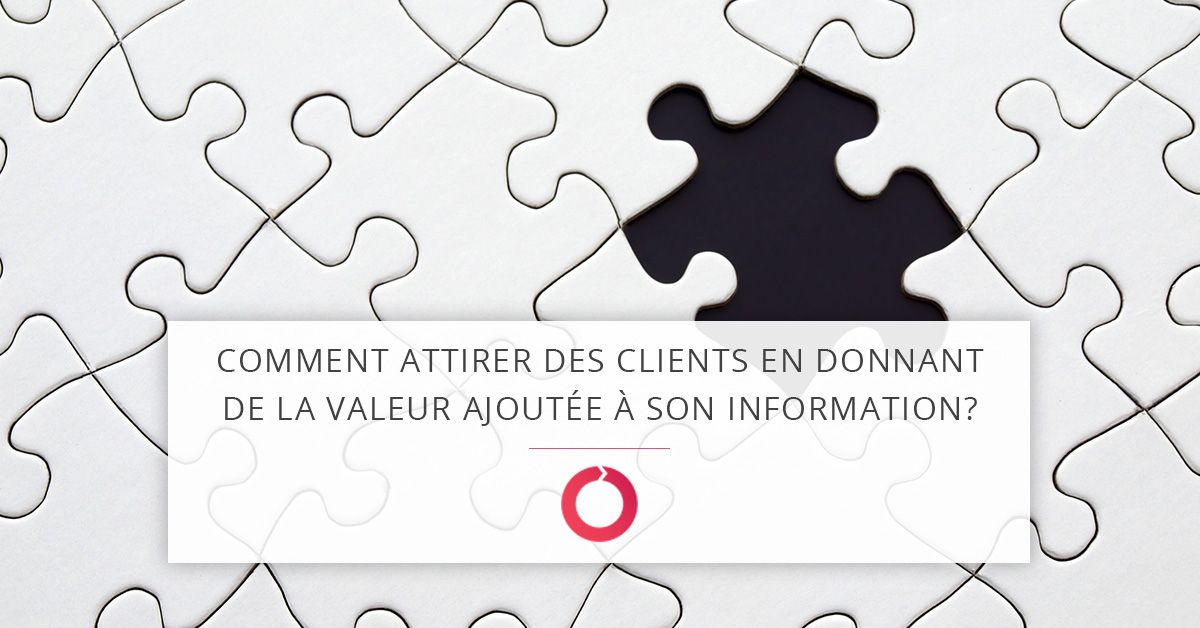 L’information joue un rôle clé dans les stratégies marketing visant à attirer les clients à soi. Cette information a cependant besoin de valeur ajoutée pour être plus attractive. Alors comment donner de la valeur à son information? #onlinemarketing bit.ly/2CqGQiv
