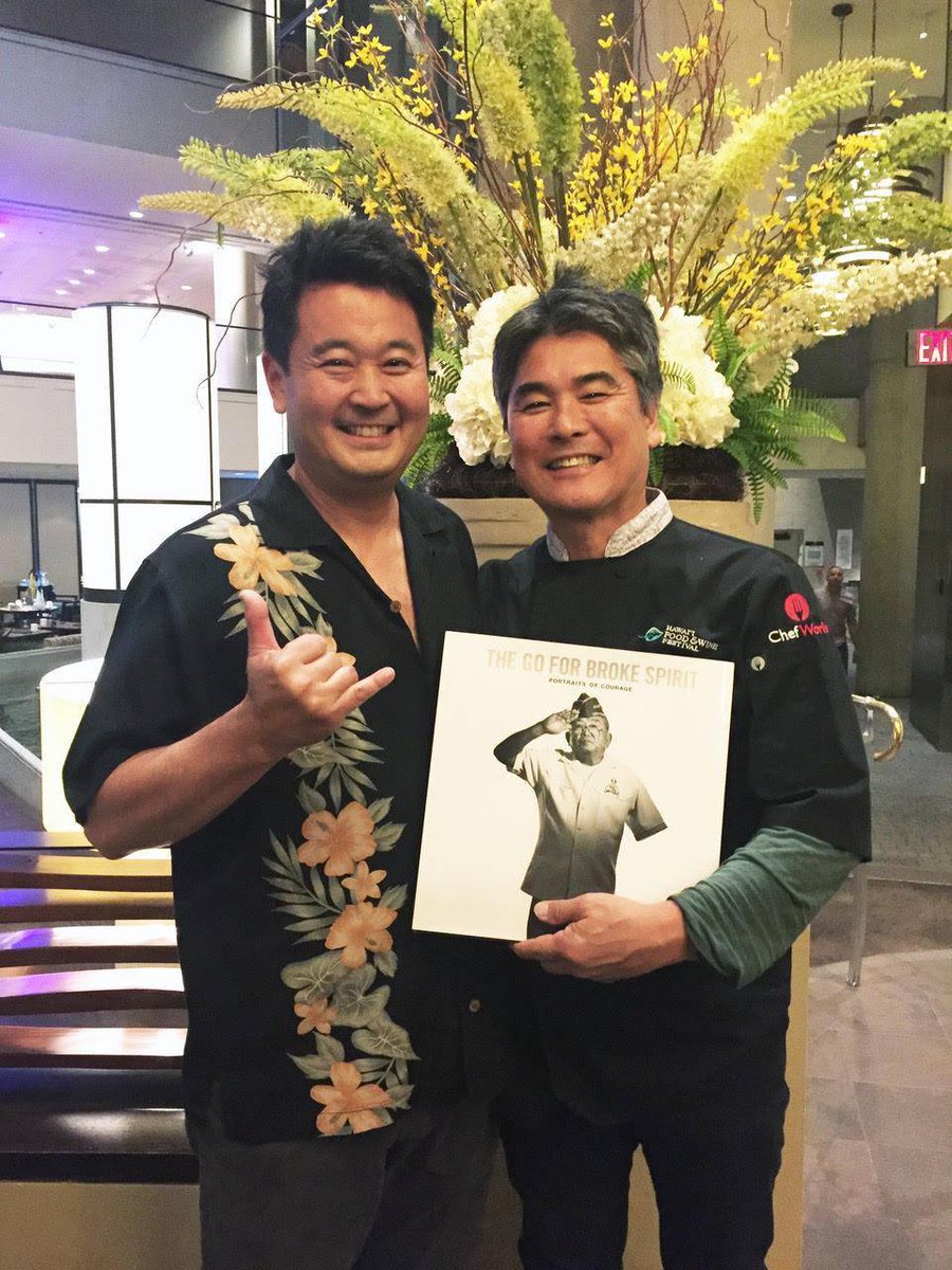go4brokespirit's tweet photo. .@RoysRoy has the “Go For Broke Spirit !!” Hawaii’s own international chef Roy of Roy's Restaurant is always a huge supporter of the Nisei veterans! Every year he comes out to fundraise and support them. #GoForBrokeSpirit https://t.co/O28h2HMKKO