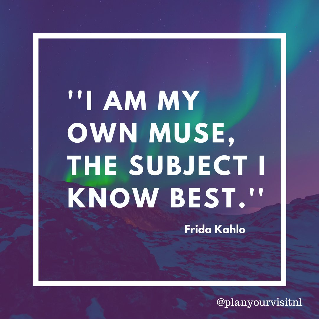 Vandaag op #InternationaleVrouwendag2018 zijn we geïnspireerd door deze woorden van #FridaKahlo! Ben jij ook jouw eigen muze?

#thoughtfulthursday #motivation #girlpower #planyourvisit