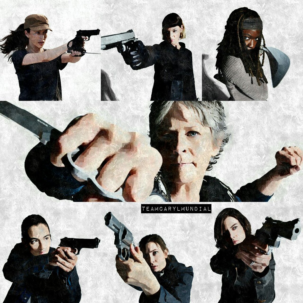 FIGHT LIKE A GIRL 👊🔪🔫 #InternationalWomensDay 👑
#TWD #twdladies #rositaespinosa #twdjadis #michonne #carolpeletier #tarachambler #twdenid #maggiegreene #twdcast  #MelissaMcBride #twdfamily 
#teamcarylmundial ✨