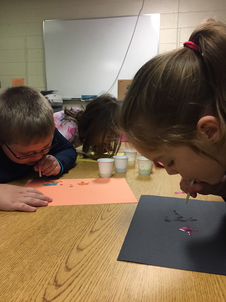 ECGEMediaCenter's tweet photo. Breathe as force to send paint in motion! @KelseaMunyan @ECGlobalElem @OrangeCoSchools https://t.co/1i1YMlLWIb