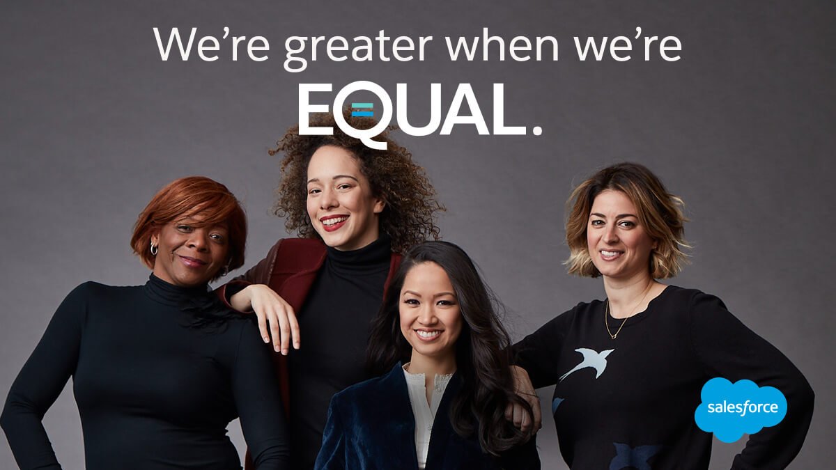 Salesforce women's equality