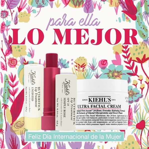 ¡Hoy celebramos la gran mujer que eres y tu valentía!👏🏽Es tiempo de gritar más alto y ser una gran inspiración ¡Rompe barreras, todo es posible!👊🏽💕 #AmoKiehls
