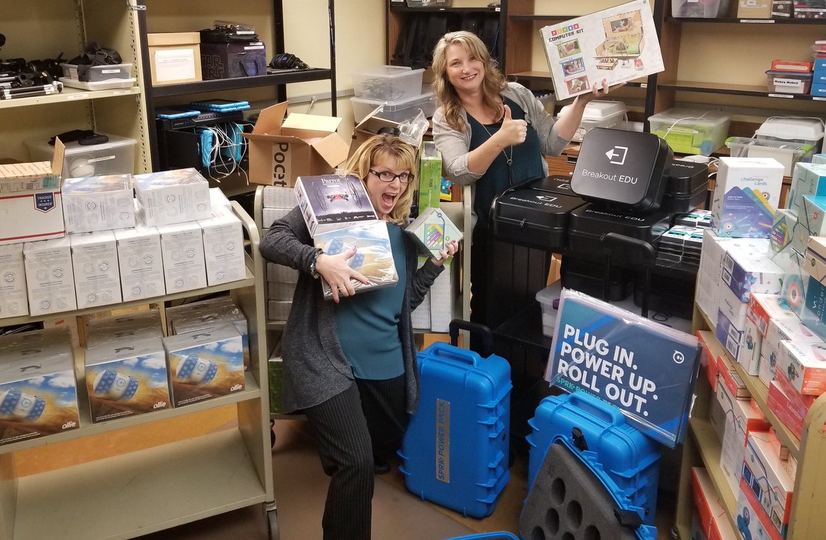 OMG!!! I can hardly wait for our Ss to get their hands on these gems <a href="/SpheroEdu/">Sphero Education</a> <a href="/breakoutEDU/">Breakout EDU</a> <a href="/WonderWorkshop/">Wonder Workshop</a> <a href="/Ozobot/">Ozobot</a> <a href="/makeymakey/">Makey Makey</a> @withpiper <a href="/ParrotEducation/">Parrot Education</a> <a href="/boxlightinc/">BOXLIGHT</a> <a href="/3Doodler/">3Doodler</a> #BCOEproud #EdTech #kidsdeserveit #WeAreCUE