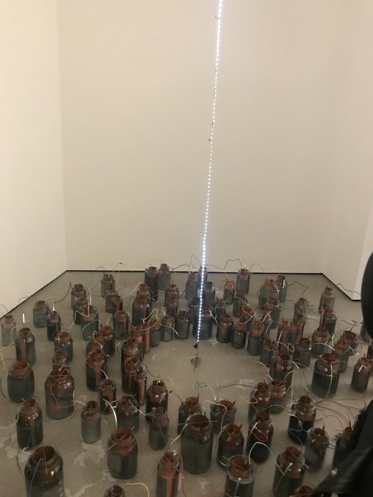 Artist Hannah Leyton Boyce talking about her collaboration with uni of Salford,  science and arts staff for her exhibition at castlefield gallery