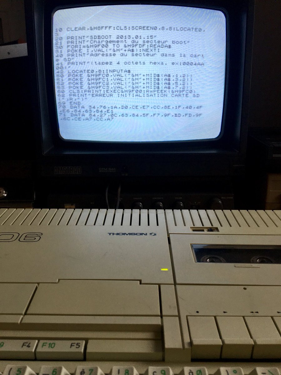 turk182es's tweet photo. Soon on #retoblog #retrogaming #thomson #MO5 #MO6 #dcmoto #teaser #vintage #oldies https://t.co/qtPiSqWheK
