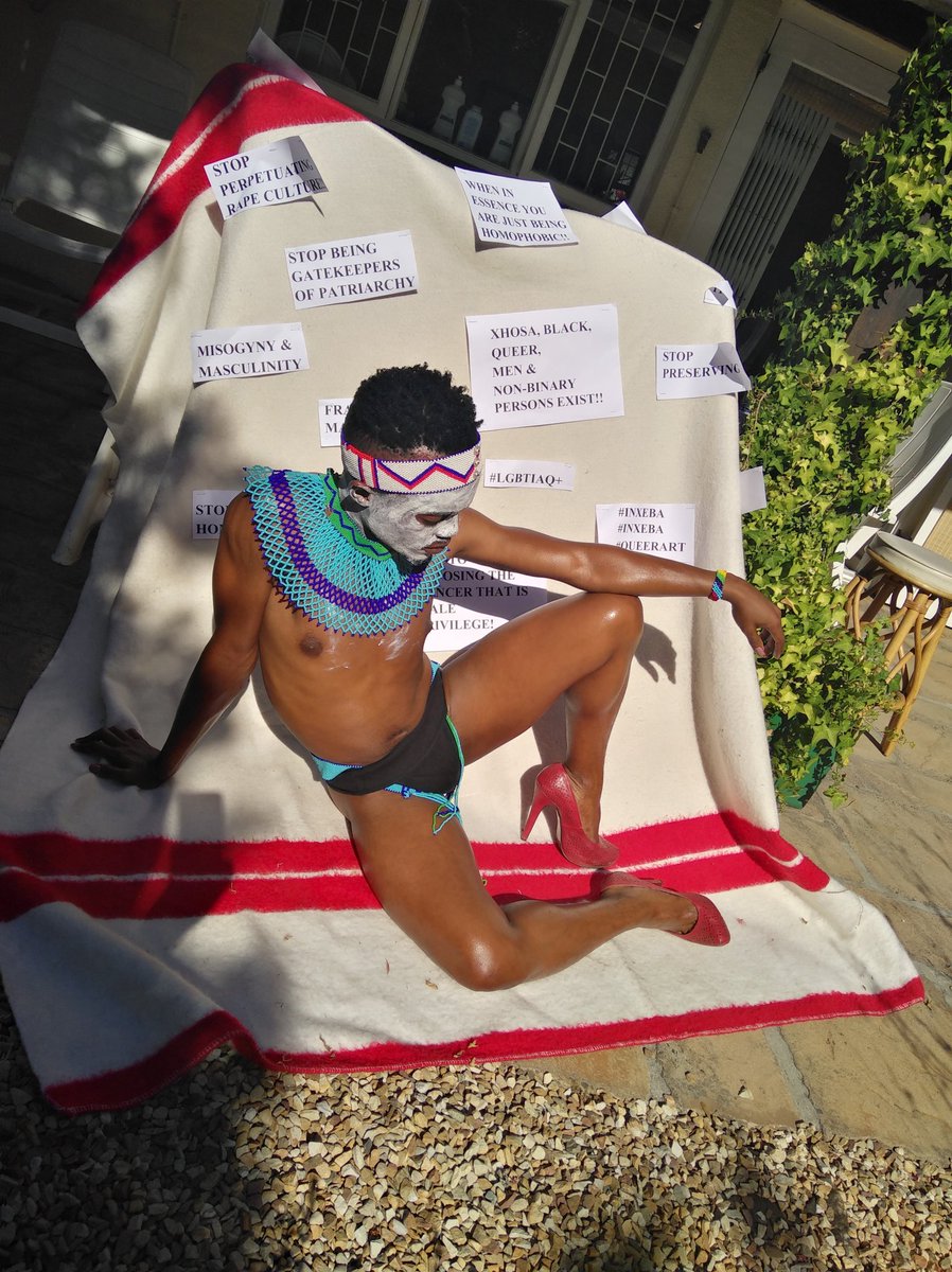Tandile_Mbatsha's tweet photo. @IAmAFallist helped me cook a potent broth for the #Inxebahomophobic outcry over @TheWound_SAfilm. SA'ns can be so counterπ΄π΄π΄ #Inxeba #Inxebahasrisen #Inxebawillrise Thanks to organisations such as @OtherFoundation for representation and visibilityπ https://t.co/APx5SJZqeO