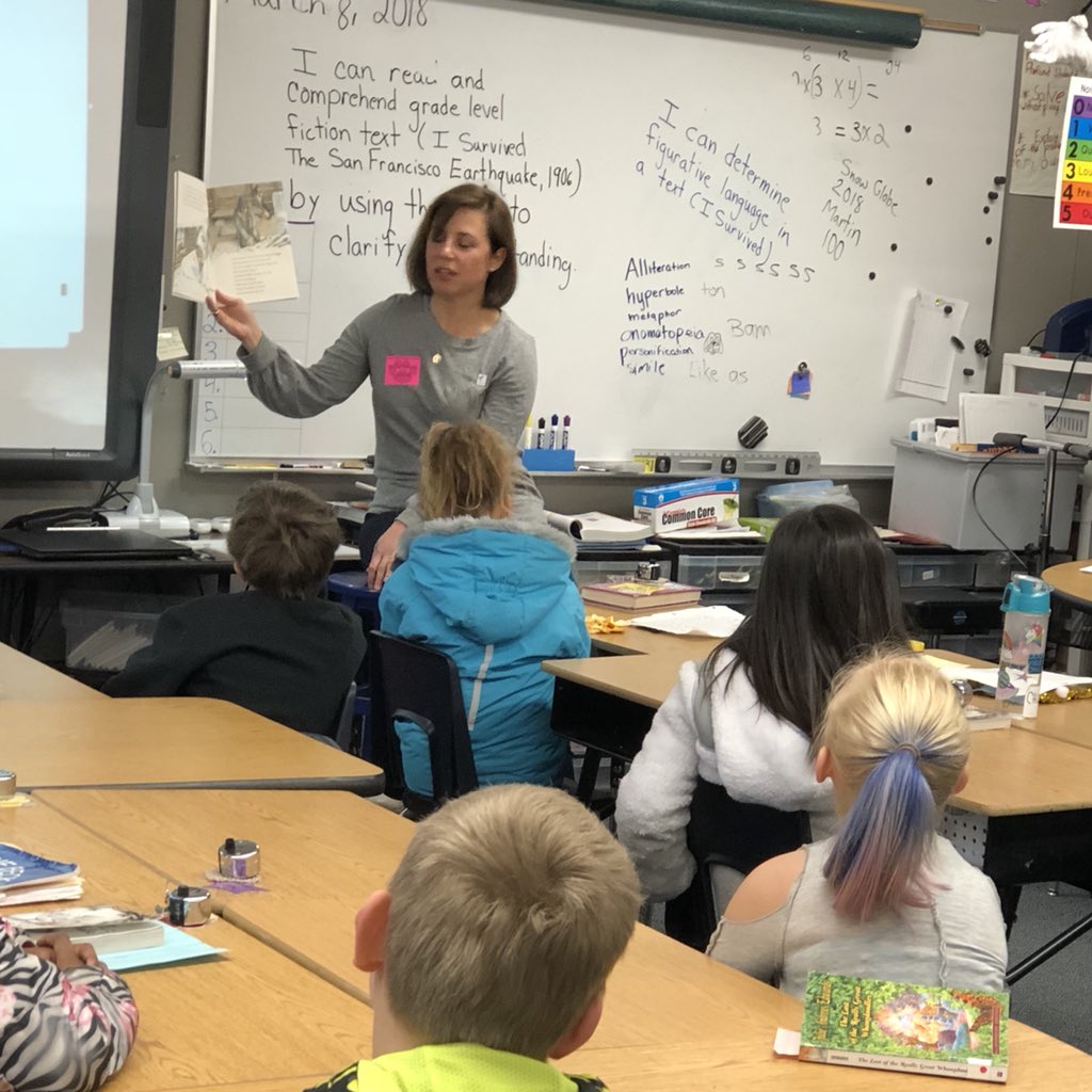 Celebrating Reading Week at Jessie Beck Elementary. Loved reading a childhood favorite of mine - Cross Country Cat - with Ms. Harper’s 3rd Grade.