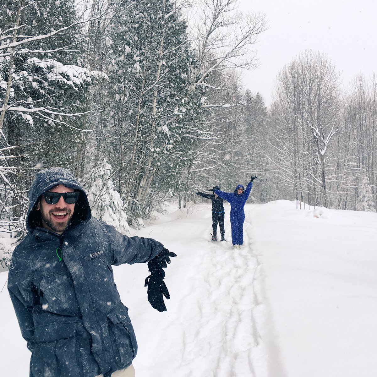 _Nikki_Gregor's tweet photo. Snowshoed our way over to Judd Wayeeses Farms in Morgan, VT for a good ol' Maple Training! #maple #syrup #VTHOM #FarmFieldTrip #Vermont https://t.co/WXex2hL2HP