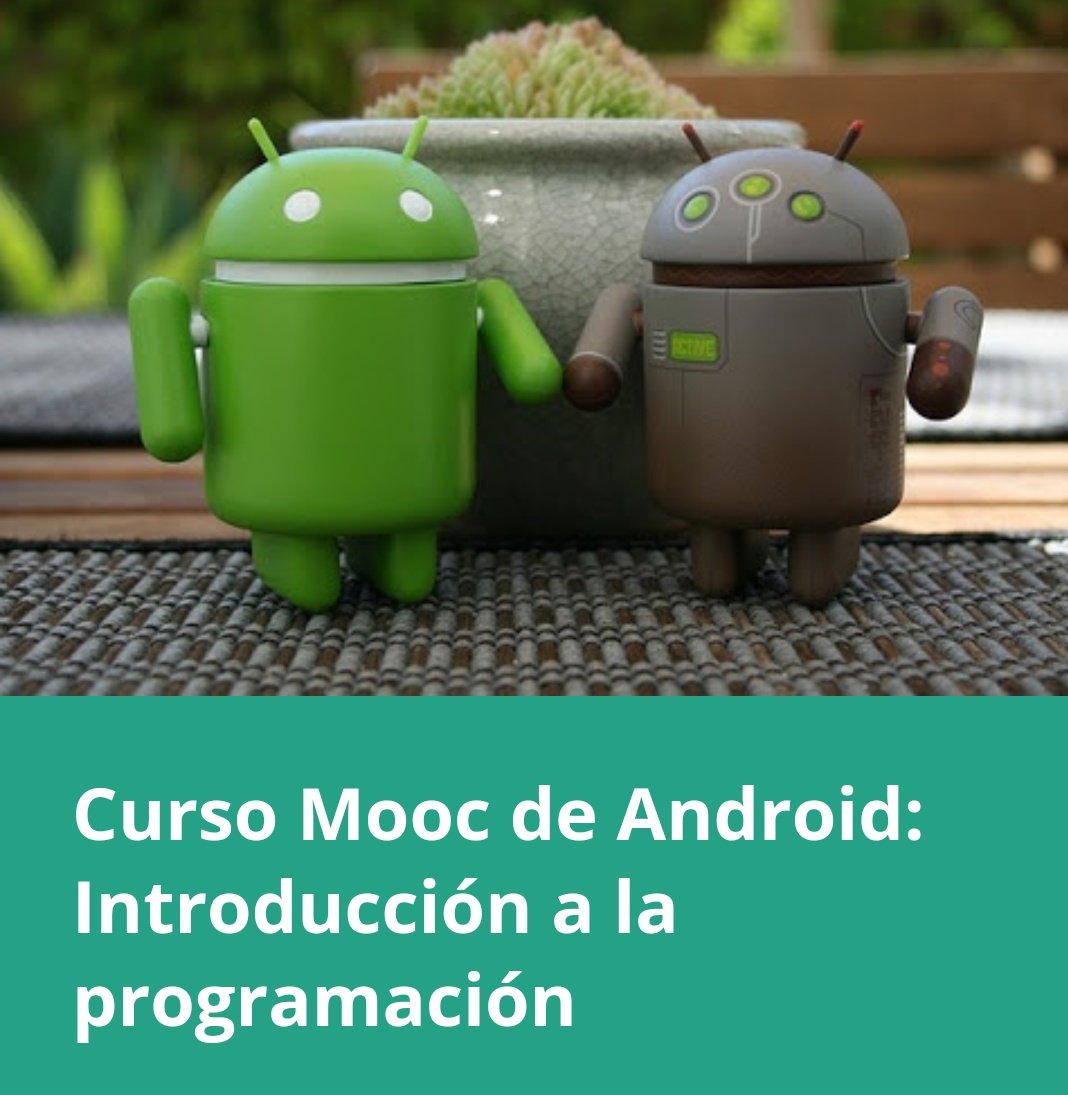 moocsynoocs's tweet image. MOOCs y NOOCs - Cursos gratis en línea : Curso Mooc de Android: Introducción a la programac... moocsynoocs.com/2018/03/curso-… #CursoAndroid #CursosOnline #Mooc #Android
