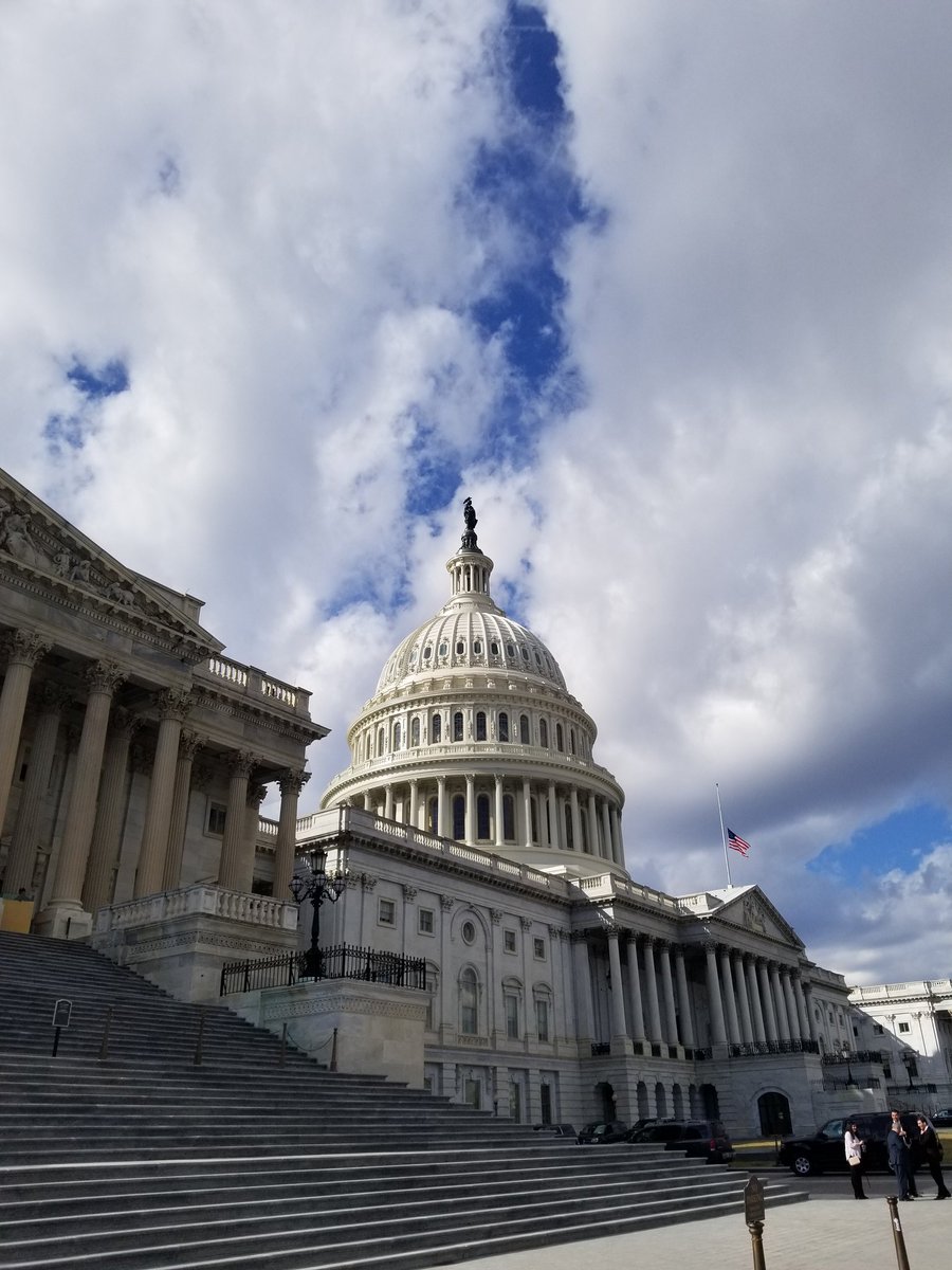 Amidst all this trade hoopla, @SteelBridges and @aisc haven't lost focus on a long-term, robustly funded #Infrastructure plan that includes #BuyAmerica! Meeting with legislators today to make it happen! #Steel #bridges