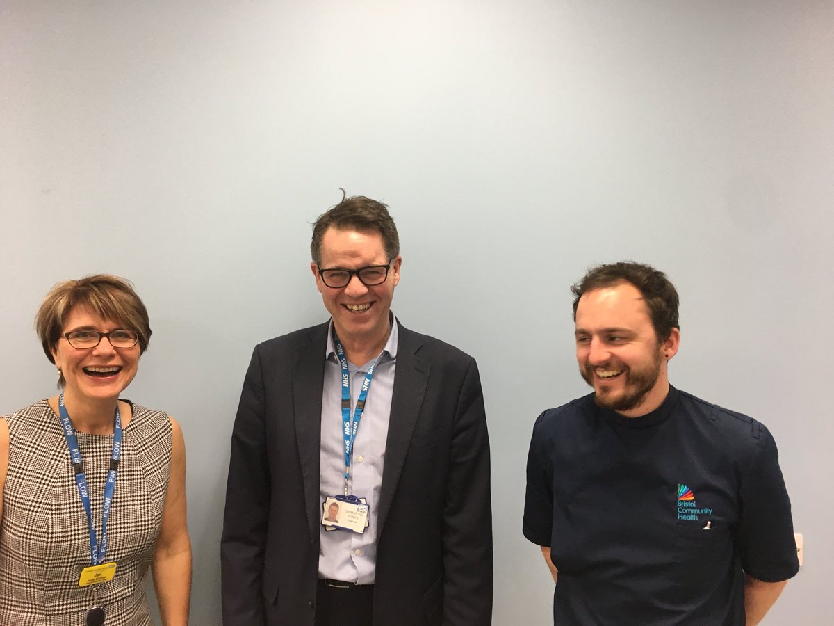 Thanks to Martin from <a href="/Bristol_CCG/">Bristol CCG</a> and Jamie from @BrisComHealth for supporting a mini MADE event this morning @UHBristolNHS   Helping is to progress the care of some of our patients and sharing their expertise