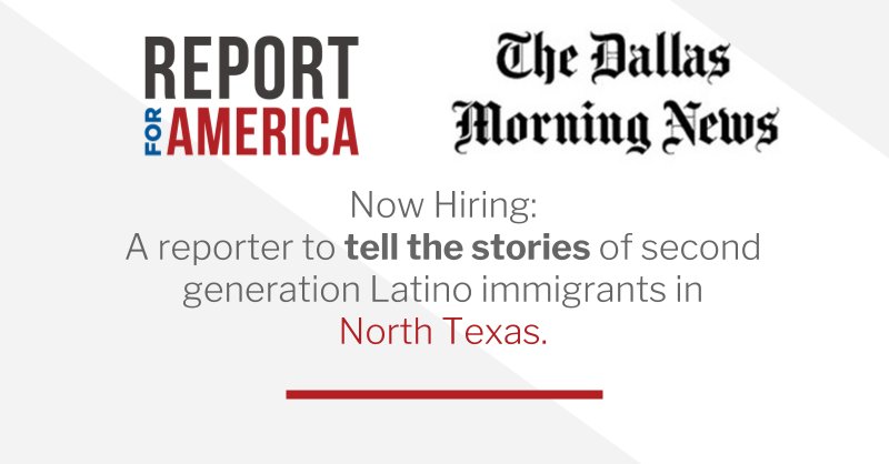 We're honored to be affiliated with @report4america, and we're looking for a journalist to join us through this innovative initiative. If you're interested in applying, have a look, won't you? reportforamerica.org/apply-2/