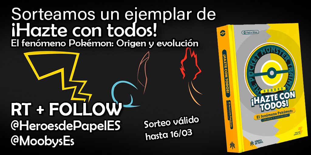 MoobysEs's tweet photo. #SORTEO

Participa y llévate este ejemplar de ¡Hazte con todos! 

Sigue la indicaciones.

Válido: España https://t.co/cSOFP6YF2q